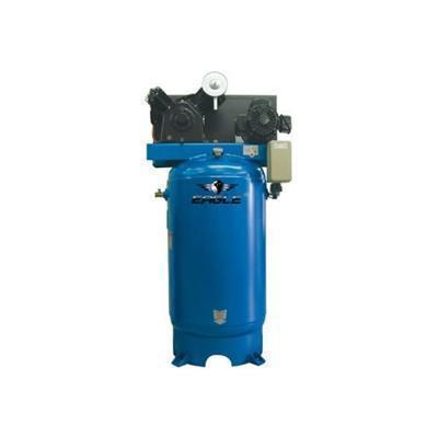 Eagle 7.5 HP 80 Gallon Two Stage Air Compressor (208-230v1-1 Phase)-eagle air compressors-Tool Mart Inc.