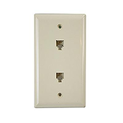 Eagle Electric 2-Port Duplex Wall Plate-electrical-Tool Mart Inc.