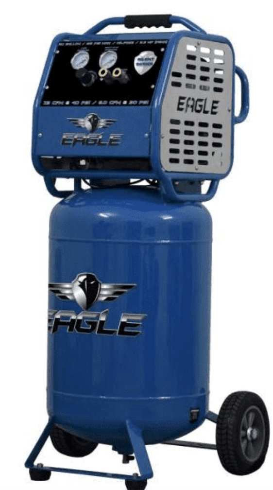 Eagle Silent Series 2-HP 20-Gallon Air Compressor-eagle air compressors-Tool Mart Inc.