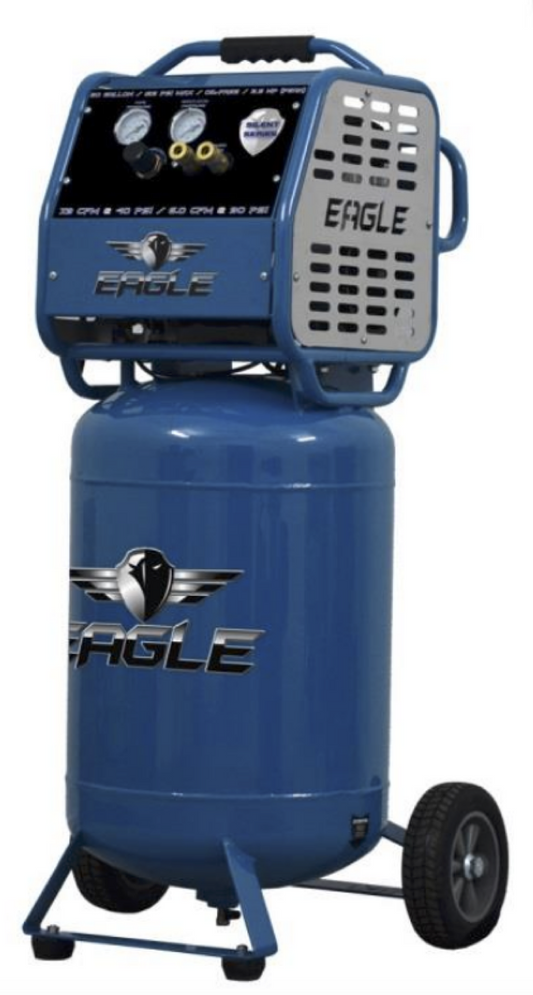 Eagle Silent Series 2-HP 20-Gallon Air Compressor-eagle air compressors-Tool Mart Inc.