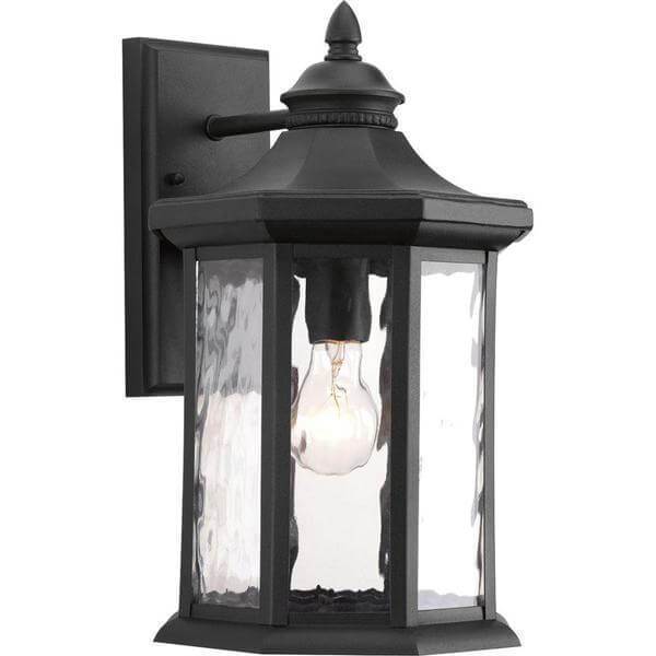 Edition Collection 1-Light Large Black 15.9 in. Outdoor Wall Lantern Damaged Box-outdoor lighting-Tool Mart Inc.
