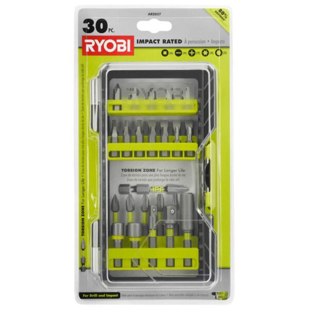 30 Piece Impact Rated Driving Kit