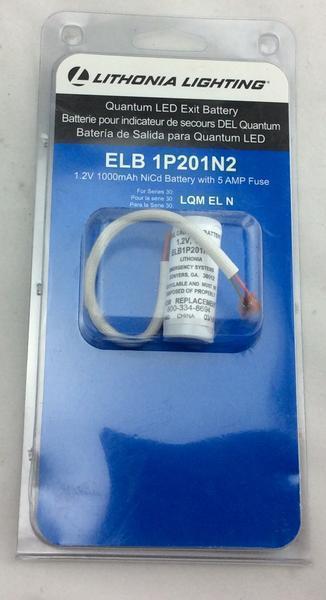 ELB 1P201N2 Quantum 1.2-Volt Exit Replacement Battery Damaged Package-Lighting-Tool Mart Inc.