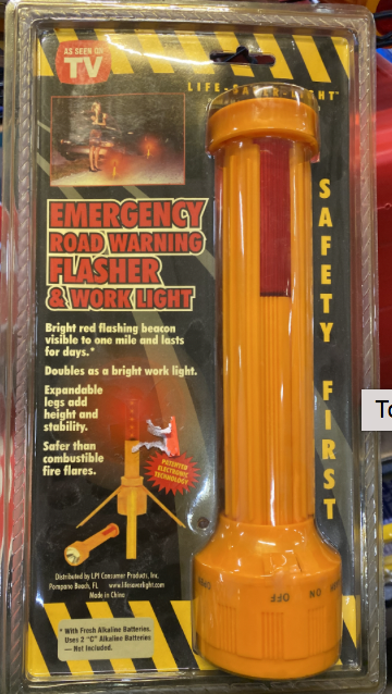 Emergency Road Warning Flashers & Work Light-emergency lights-Tool Mart Inc.
