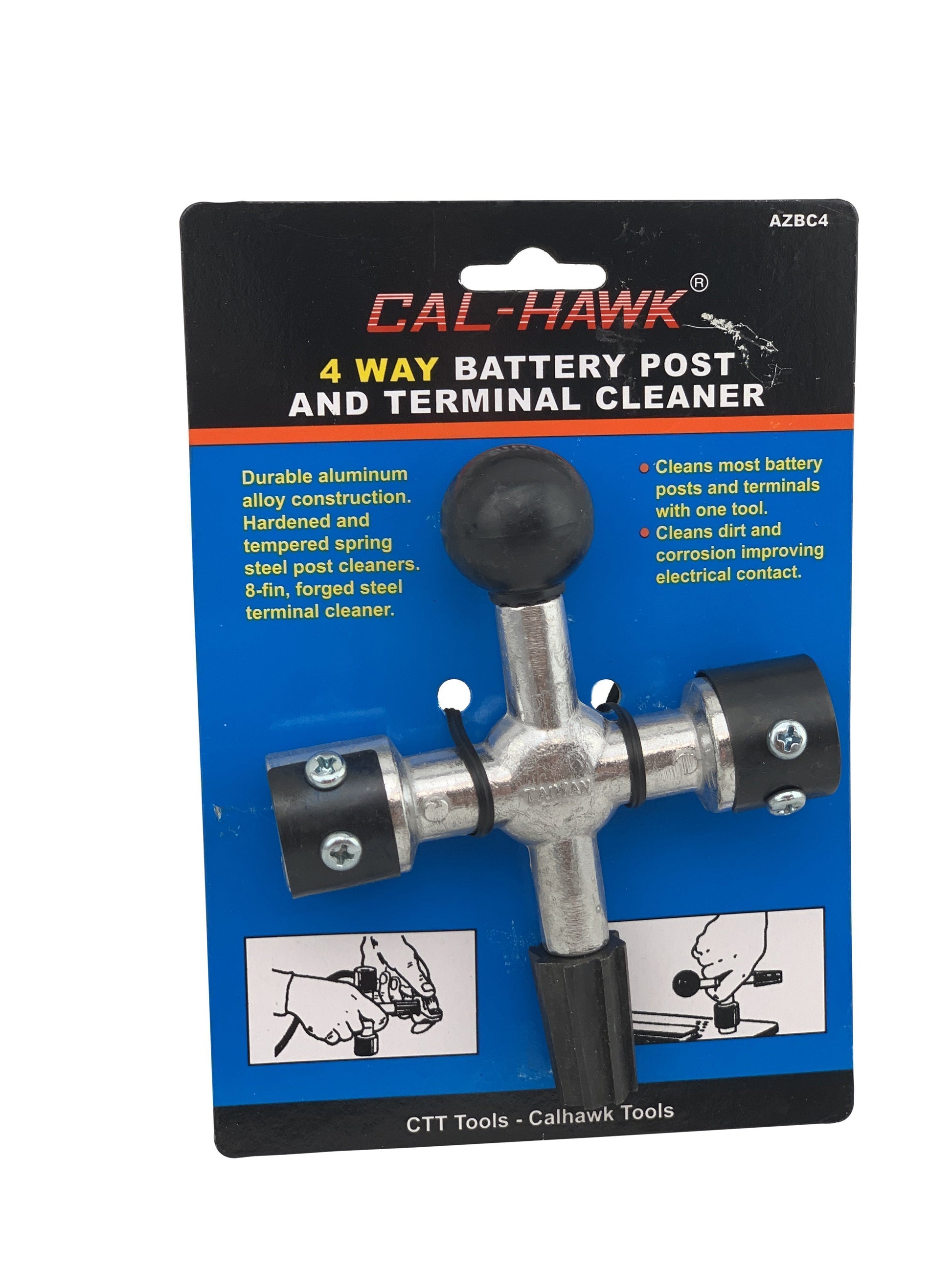 Four Way Battery Post And Terminal Cleaner-automotive-Tool Mart Inc.