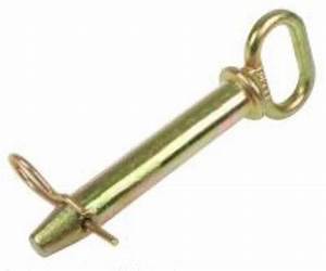 Gold Hitch Pin With Hair Pin 3/4" x 6 1/4" out of stock 6.19.19-hitch pins & receivers-Tool Mart Inc.
