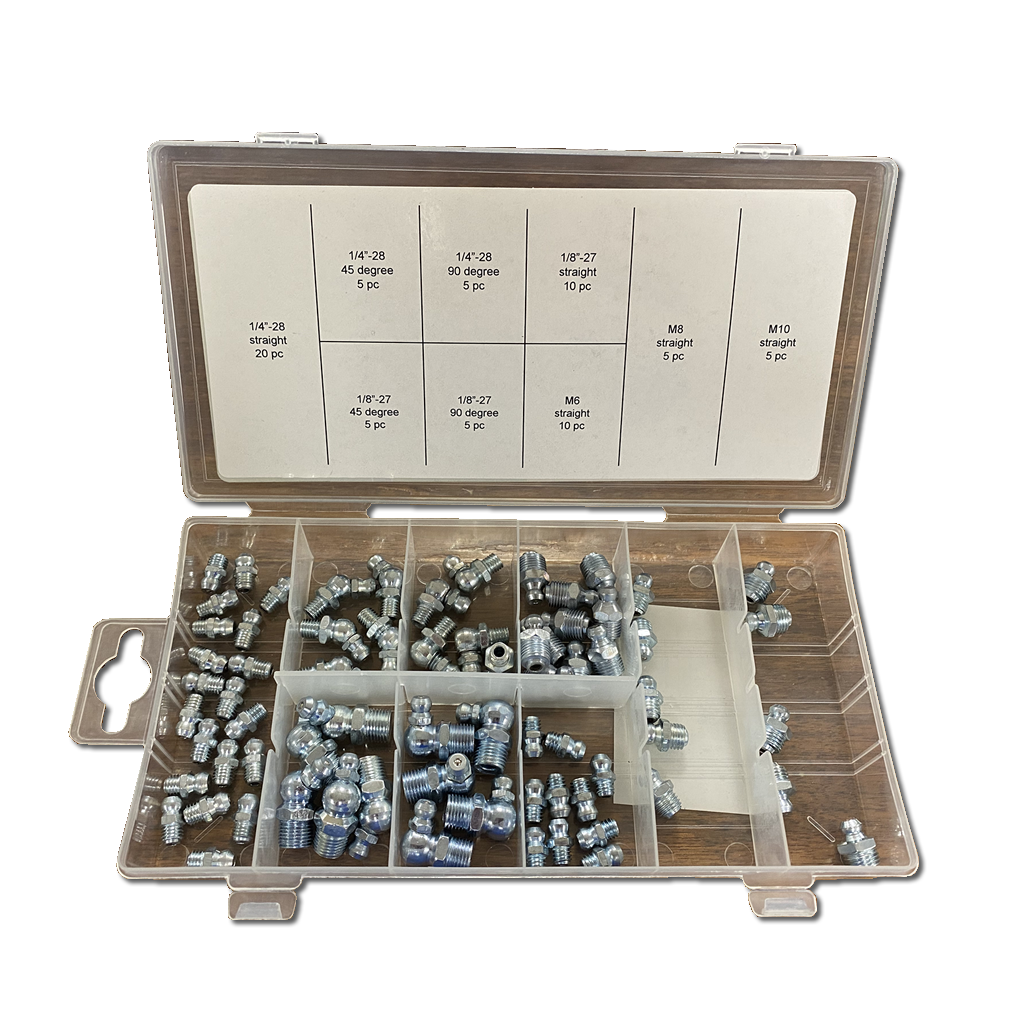 70 Piece Grease Fitting Assortment