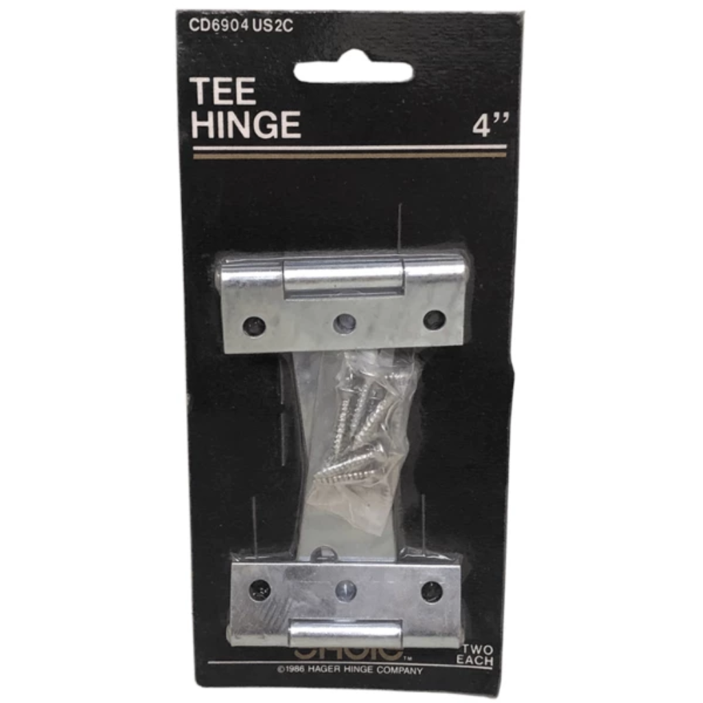 Hager 4" Tee Hinge - 2 PC-hardware-Tool Mart Inc.