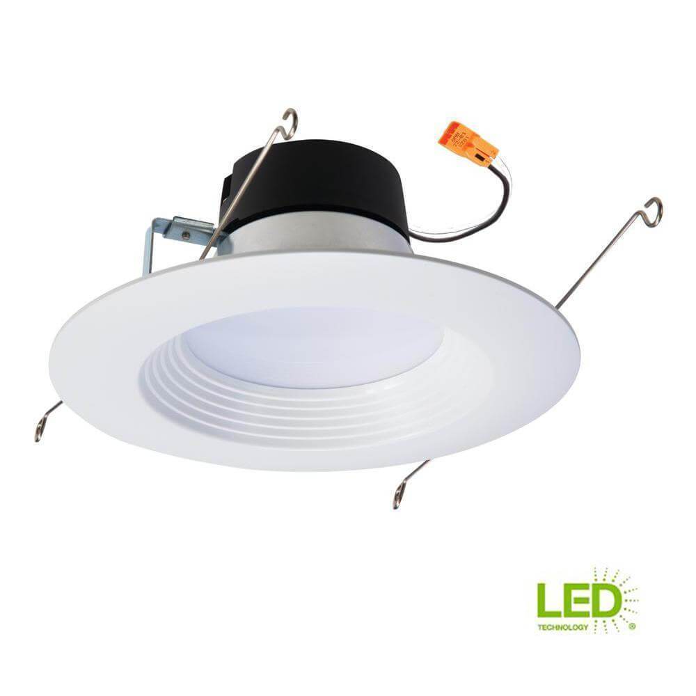 Halo LT 5 in. and 6 in. White Integrated LED Recessed Ceiling Light Retrofit Trim at 2700K Warm White Damaged Box-recessed fixtures-Tool Mart Inc.