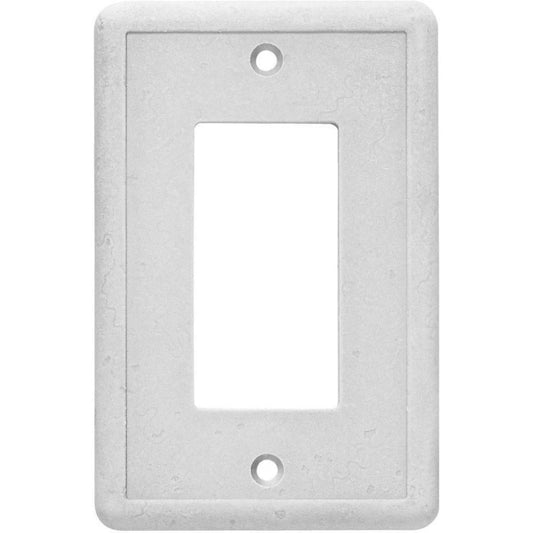 Hampton Bay 1 Gang Toggle Wall Plate Gray Outlet Switch Cover Damaged Box-outlets, switches, & plates-Tool Mart Inc.