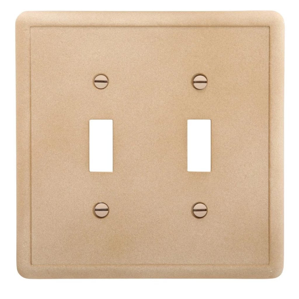 Hampton Bay 2-Toggle Wall Plate, Noche Damaged Box-outlets, switches, & plates-Tool Mart Inc.