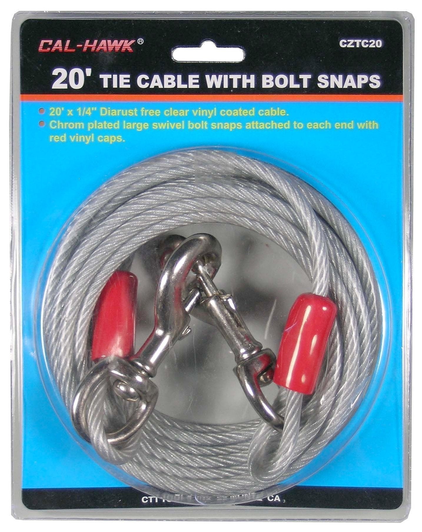 Heavy Duty Large Tie Out Cable 20 Foot-miscellaneous-Tool Mart Inc.