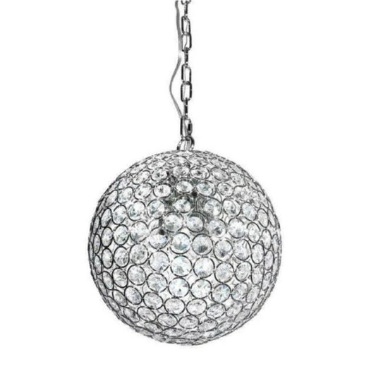 Home Decorators Collection 1-Light Crystal Chrome Mini-Pendant Damaged Box-light-Tool Mart Inc.