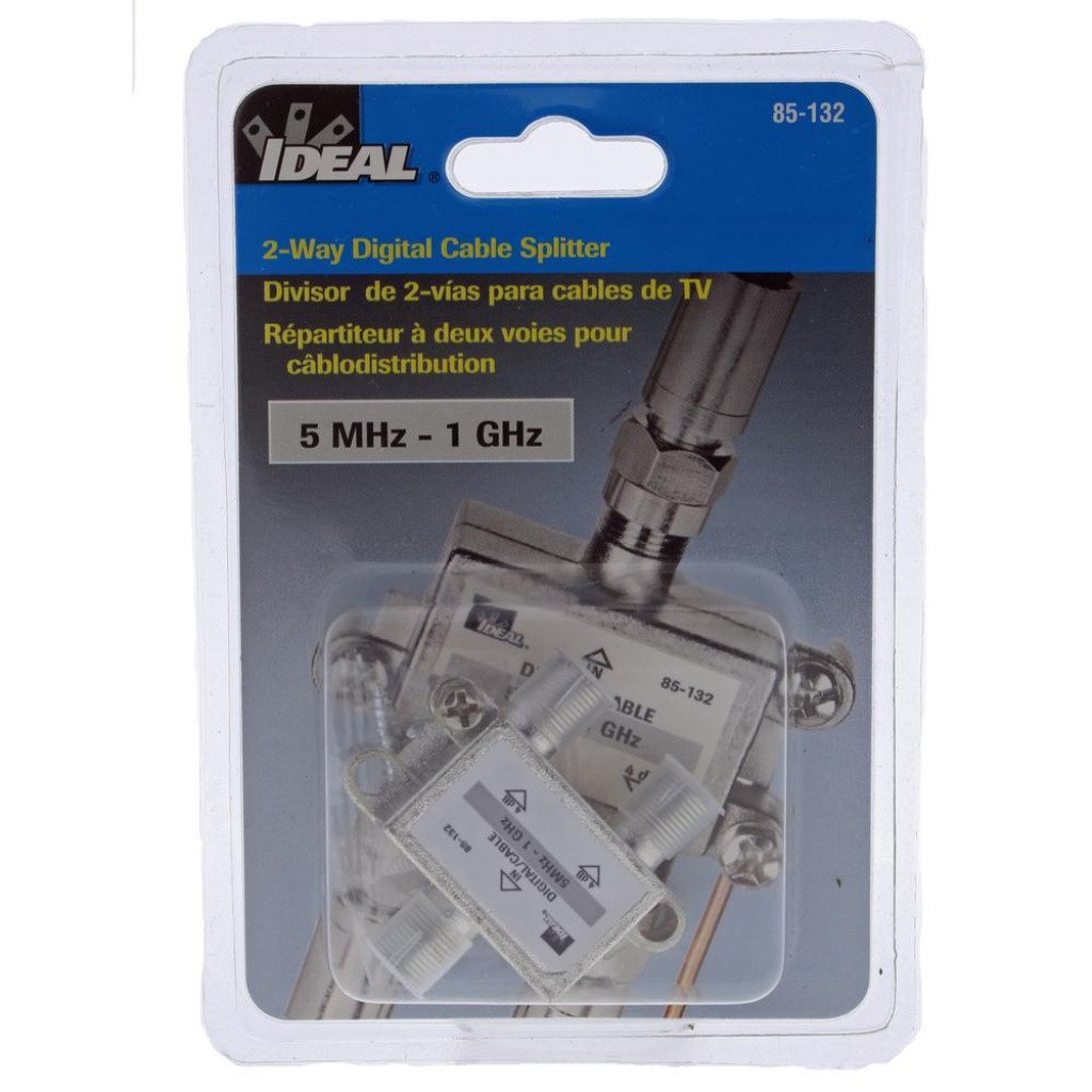 Ideal 2 Way Cable Splitter 5MHz 1GHz