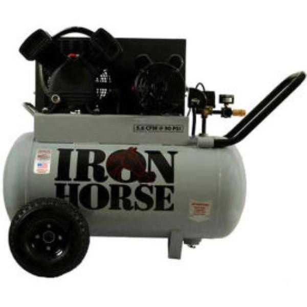 Iron Horse 5 HP 20 Gallon Air Compressor-iron horse air compressors-Tool Mart Inc.