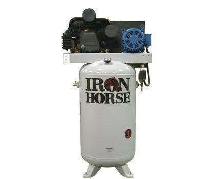 Iron Horse 80 Gallon Two-Stage Air Compressor Three Phase-iron horse air compressors-Tool Mart Inc.