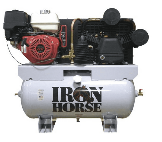 Iron Horse Air Compressor 13 Horsepower Honda Engine 30 Gallon-iron horse air compressors-Tool Mart Inc.