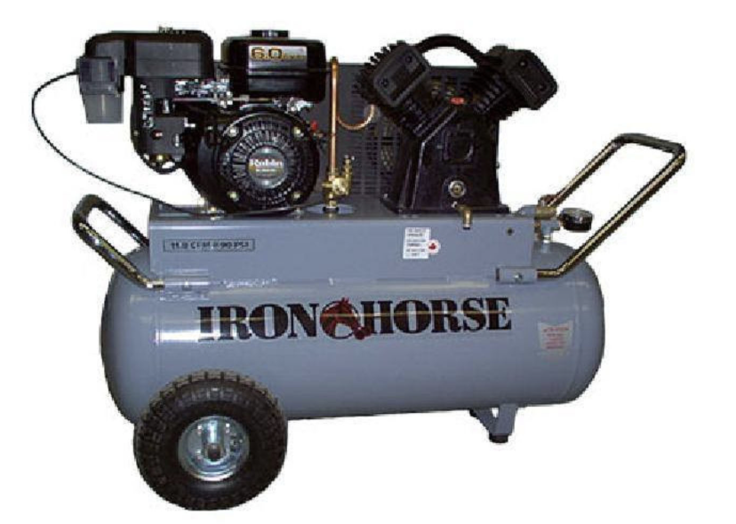 Iron Horse Air Compressor 5.5 Horsepower Honda Engine-iron horse air compressors-Tool Mart Inc.
