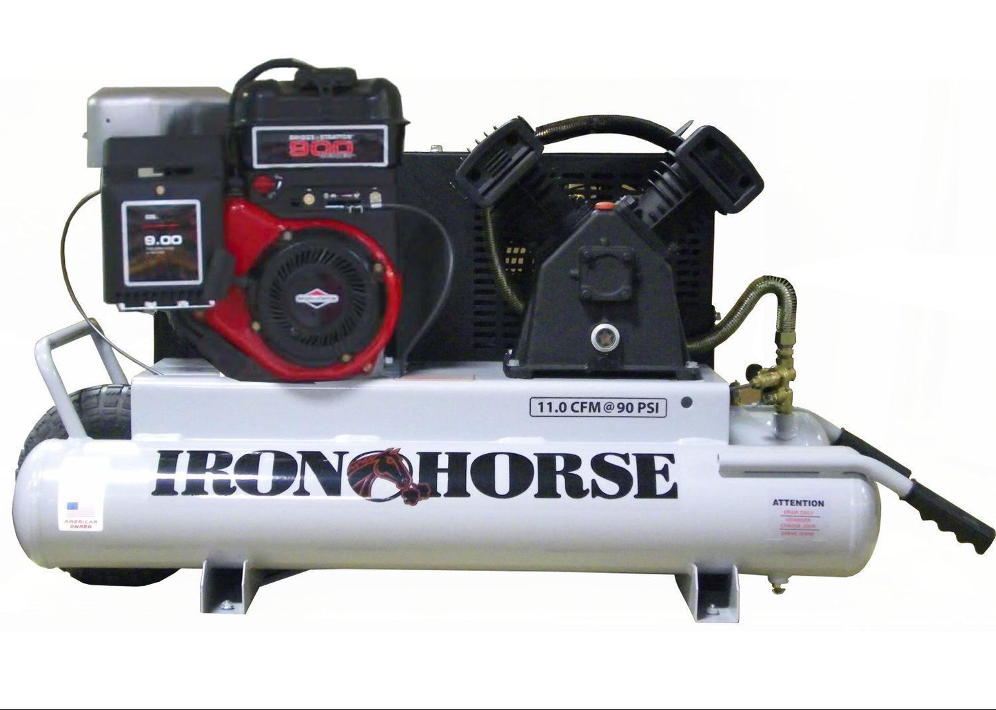 Iron Horse Electric Start Air Compressor-iron horse air compressors-Tool Mart Inc.