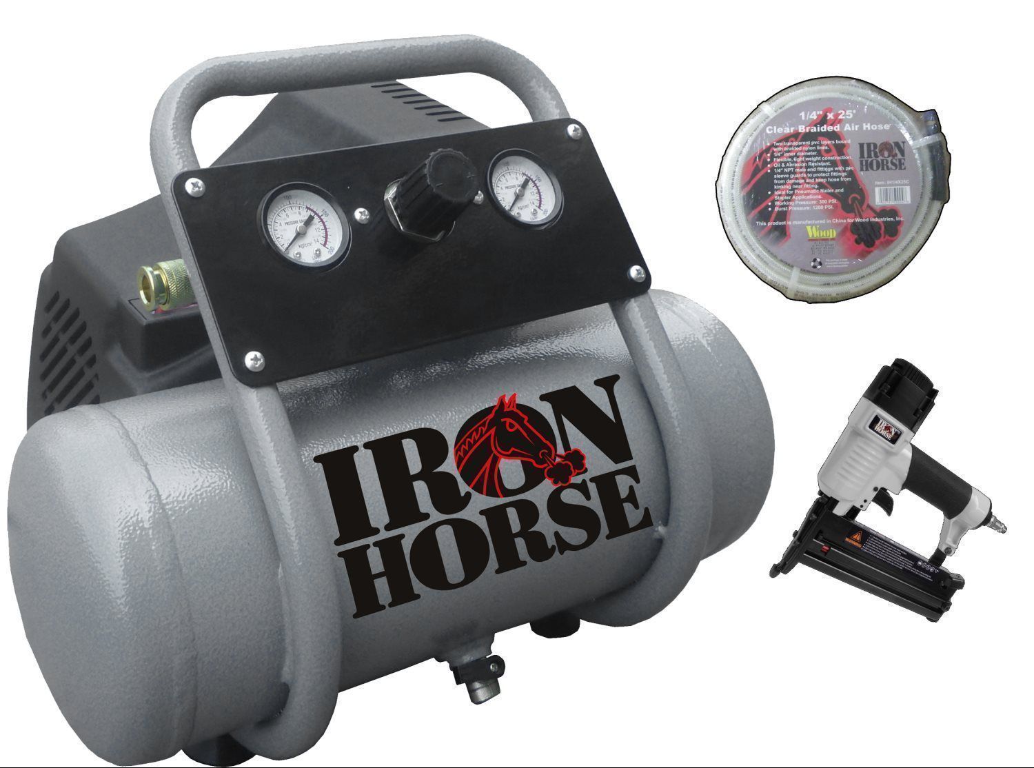 Iron Horse Hot Dog Style 1 Horse Power-iron horse air compressors-Tool Mart Inc.