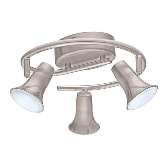 Jumilla LED 3-Light Matte Nickel Ceiling Track Lighting Kit Damaged Box-Lighting-Tool Mart Inc.