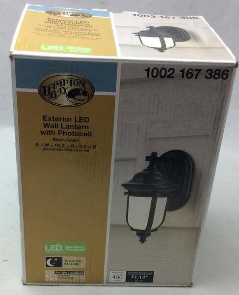 LED Small Exterior Wall Light with Dusk to Dawn Control Damaged Box-outdoor lighting-Tool Mart Inc.