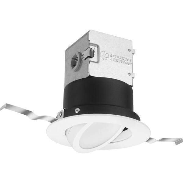 Lithonia OneUp 4 in. White Integrated LED Recessed Kit Damaged Box-recessed fixtures-Tool Mart Inc.