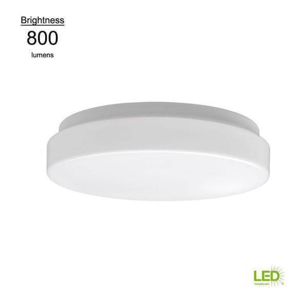Low Profile 7 in. White 60 Watt Equivalent Round Integrated LED Flush Mount (Bright White) *Damaged Box*-Lighting-Tool Mart Inc.