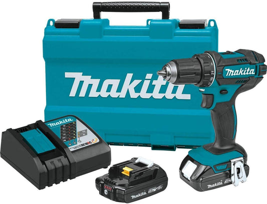Makita 18V Compact Lithium-Ion Cordless 1/2" Driver-Drill Kit *Factory Serviced*-Makita-Tool Mart Inc.