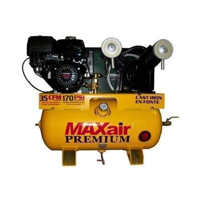 MaxAir 13 HP 30 Gallon Truck Mount Air Compressor W/Electric Start Honda Engine-max air air compressors-Tool Mart Inc.