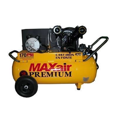 MaxAir 3.2 HP 25 Gallon (Belt Drive) CAst Iron Air Compressor (back order until 6-3-19)-max air air compressors-Tool Mart Inc.