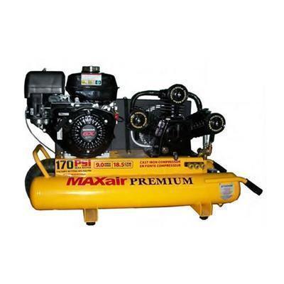 MAXair 9-HP 10-Gallon Gas Wheelbarrow Air Compressor w/ Honda Engine-max air air compressors-Tool Mart Inc.