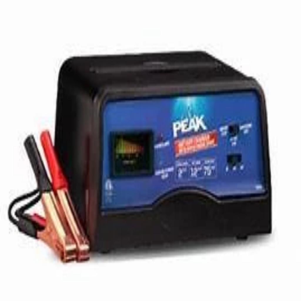 Peak 12AMP Battery Charger-chargers & starters-Tool Mart Inc.