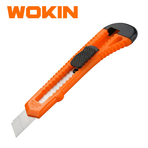 Wokin Snap Off Blade Knife With Push Button