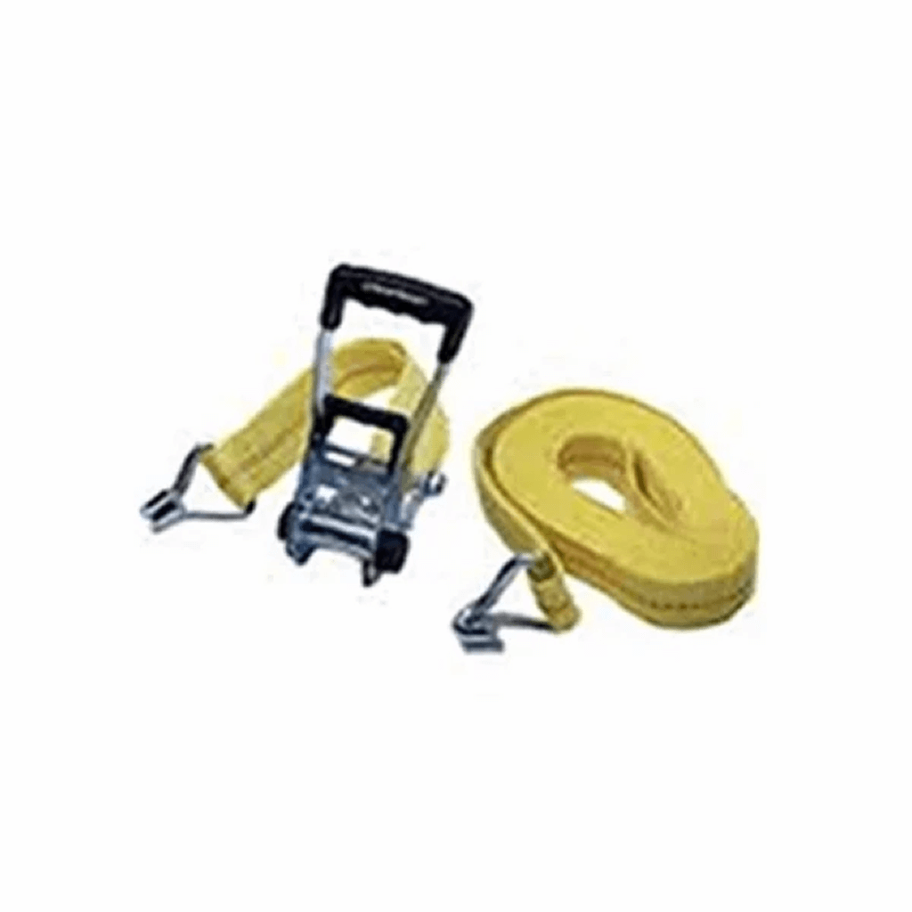 Ratchet Tie Down 1.5 Inches and 15 Feet Long With J Hook-tie downs, chains, & straps-Tool Mart Inc.