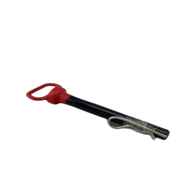 Red Handle Hitch Pin WIth Hair Pin 1 1/8" x 8 1/2"-hitch pins & receivers-Tool Mart Inc.