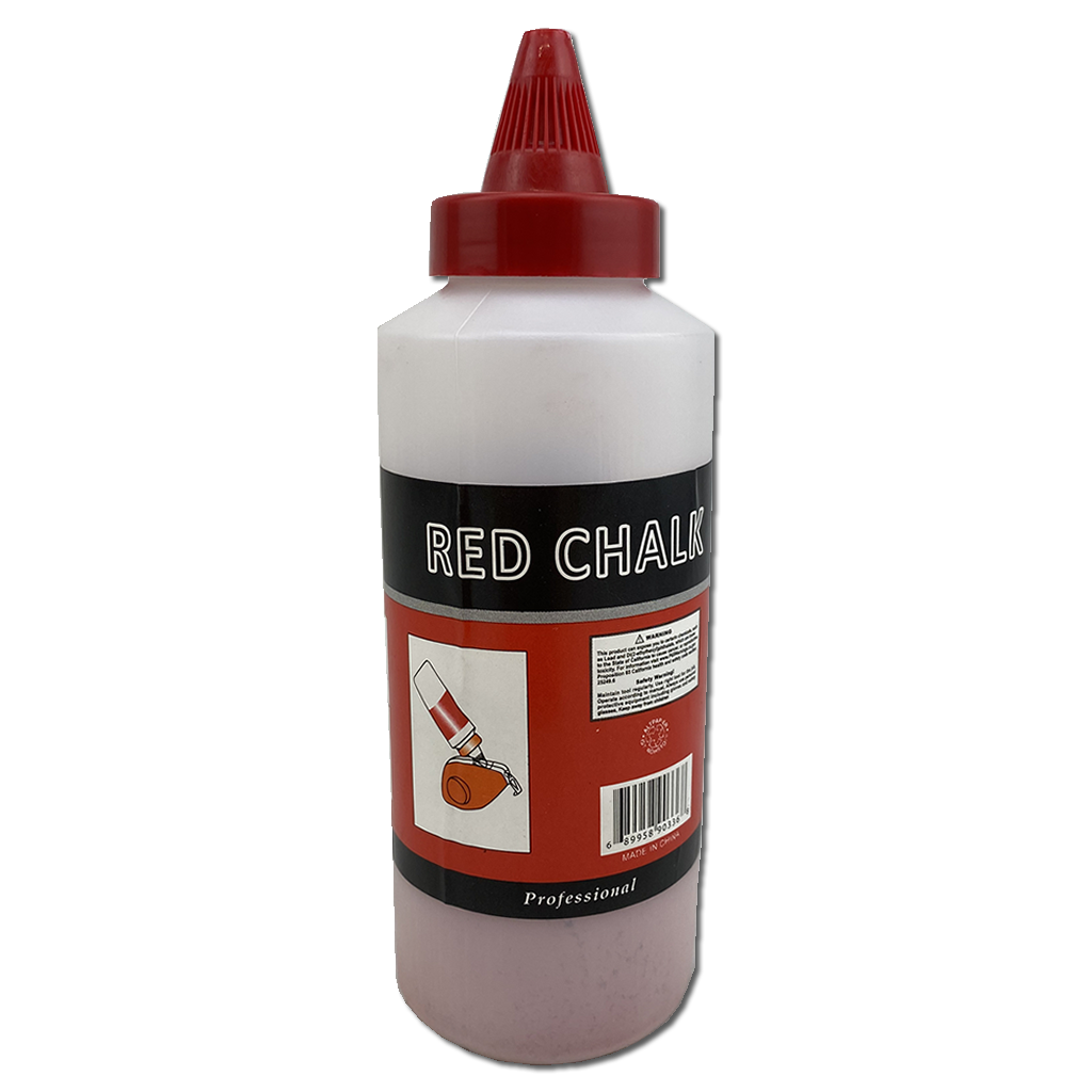 Chock Line Powder Red 8oz Red Chalk Powder – Tool Mart Inc.