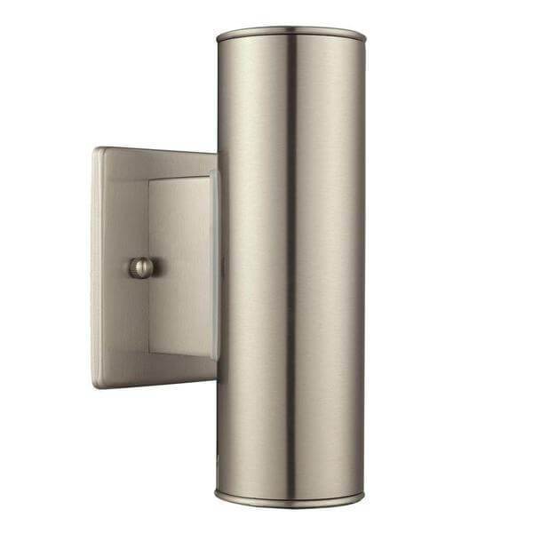 Riga 2-Light Stainless Steel Outdoor Integrated LED Wall Mount Cylinder Damaged Box-Lighting-Tool Mart Inc.