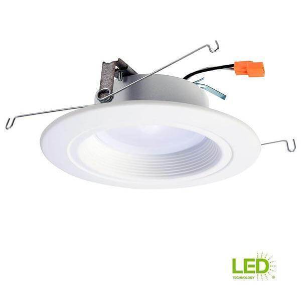 RL 5 in. and 6 in. White Integrated LED Recessed Ceiling Light Fixture Retrofit Downlight at 90 CRI, 3500K Bright White Damaged Box-recessed fixtures-Tool Mart Inc.