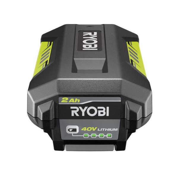 Ryobi 40V Lithium-Ion 2.0 Ah Battery Damaged Box