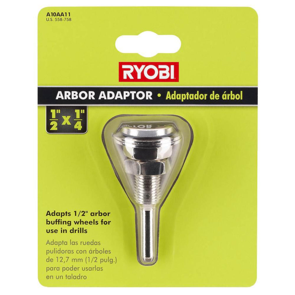 Ryobi 1/2 in. x 1/4 in. Buffing Arbor Adaptor Damaged Box