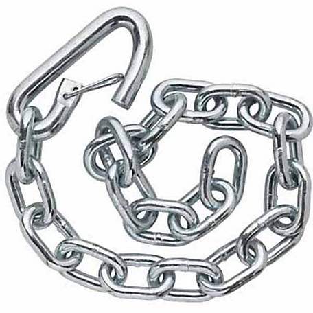 30 Inch Safety Chain 1/4 Inch 7/16 Inch S Hook With Latch