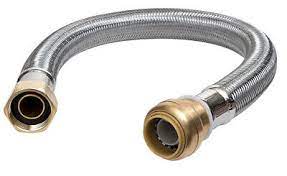 SharkBite 3/4 in. Push-to-Connect x 3/4 in. FIP x 15 in. Braided Stainless Steel Water Heater Connector