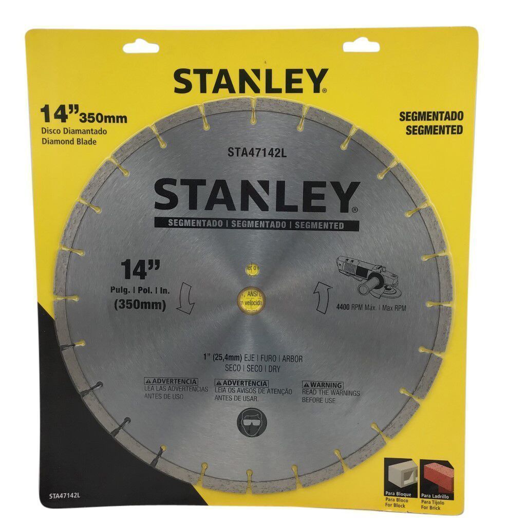 Stanley 14 Inch Segmented Diamond Blade-knives & cutting tools-Tool Mart Inc.