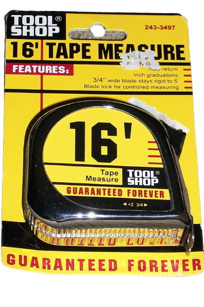 Tape Measure 3/4x16