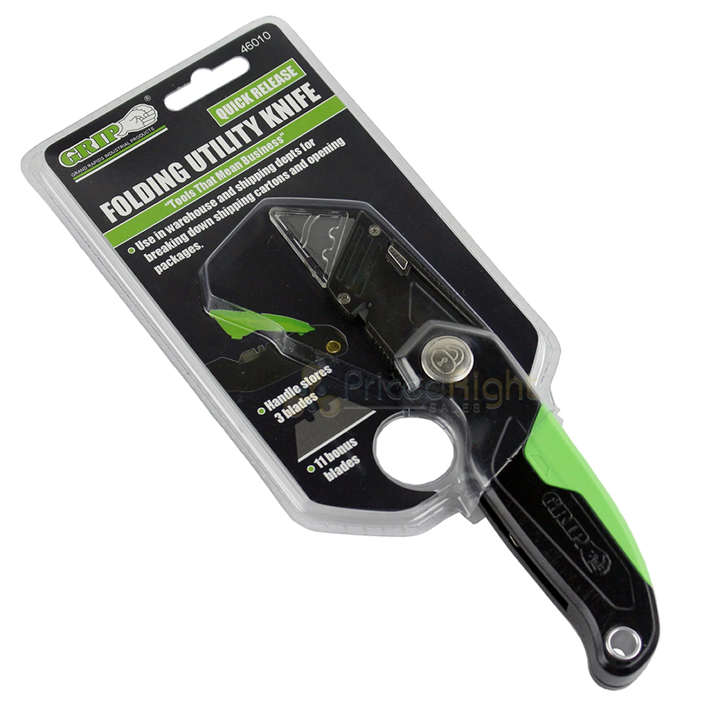 Folding Utility Knife With Extra Blades