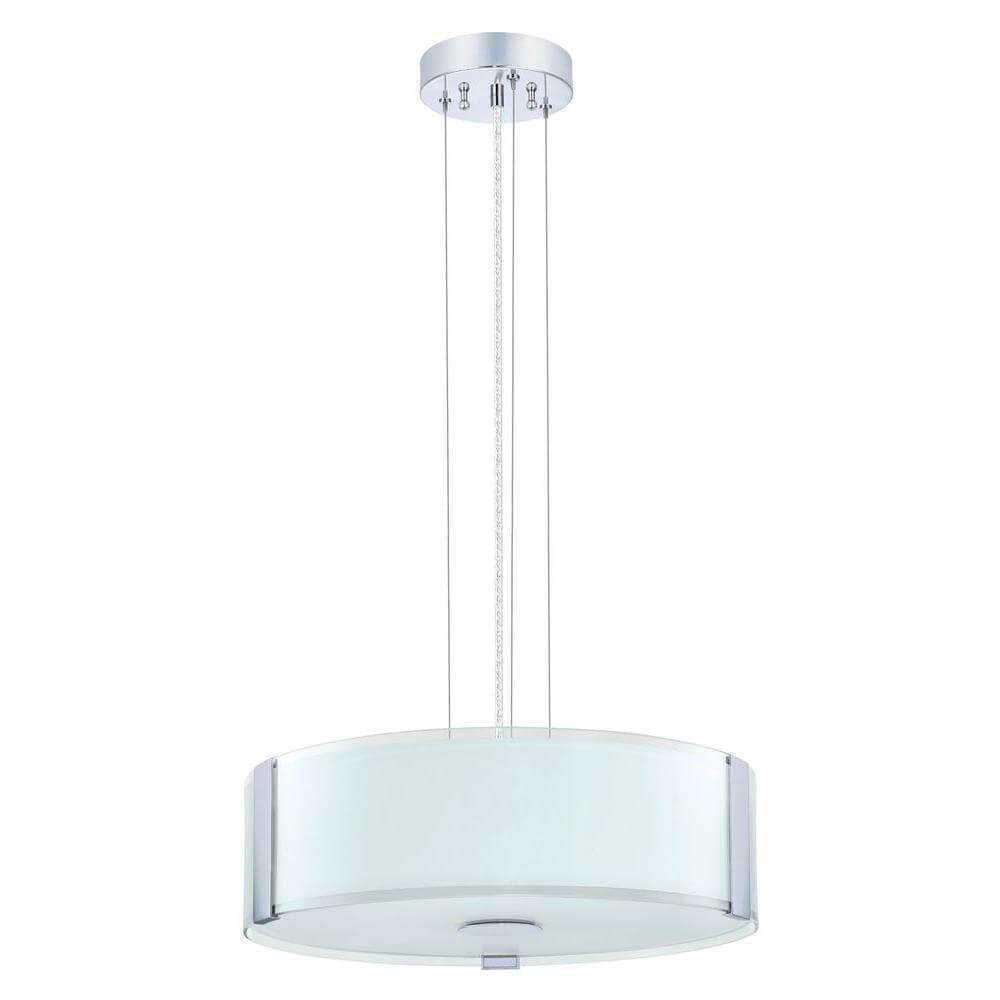 Varano chrome ceiling mount drum pendant damaged box-Lighting-Tool Mart Inc.