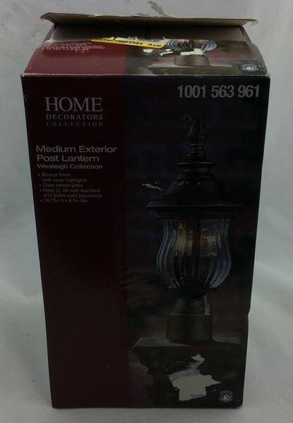 Wesleigh 2-Light Bronze Outdoor Post Mount Damaged Box-outdoor lighting-Tool Mart Inc.
