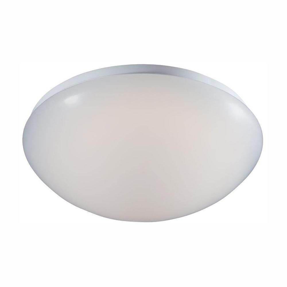 White integrated LED round puff flush mount damaged box-Lighting-Tool Mart Inc.