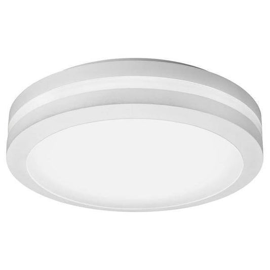 White Outdoor Integrated LED Decorative Flush Mount Damaged Box-Lighting-Tool Mart Inc.